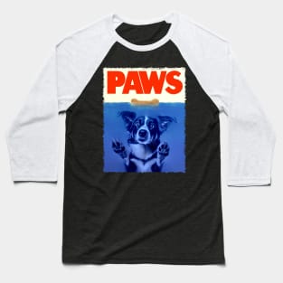 Energetic Elegance Border Collie PAWS, Stylish Tee for Doggy Baseball T-Shirt